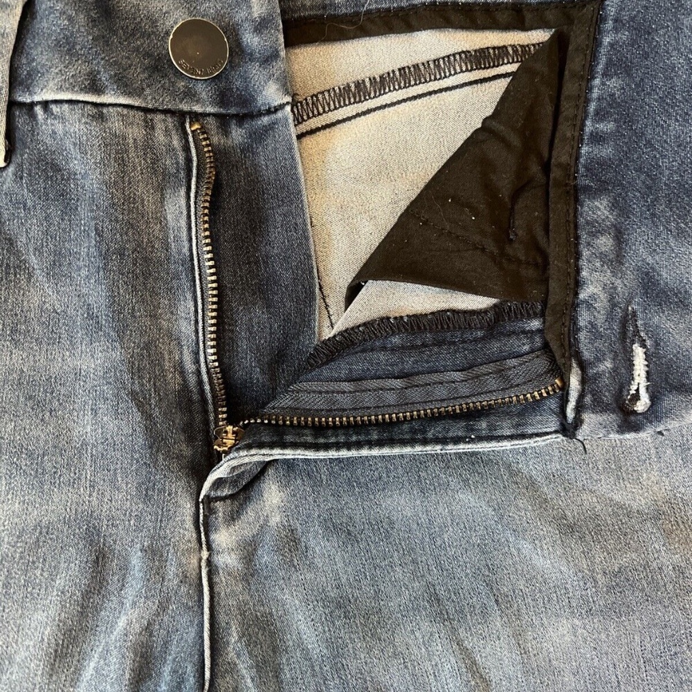 Seven7 High Rise Skinny Jean Size 10 Faded Wash - Picture 2 of 9